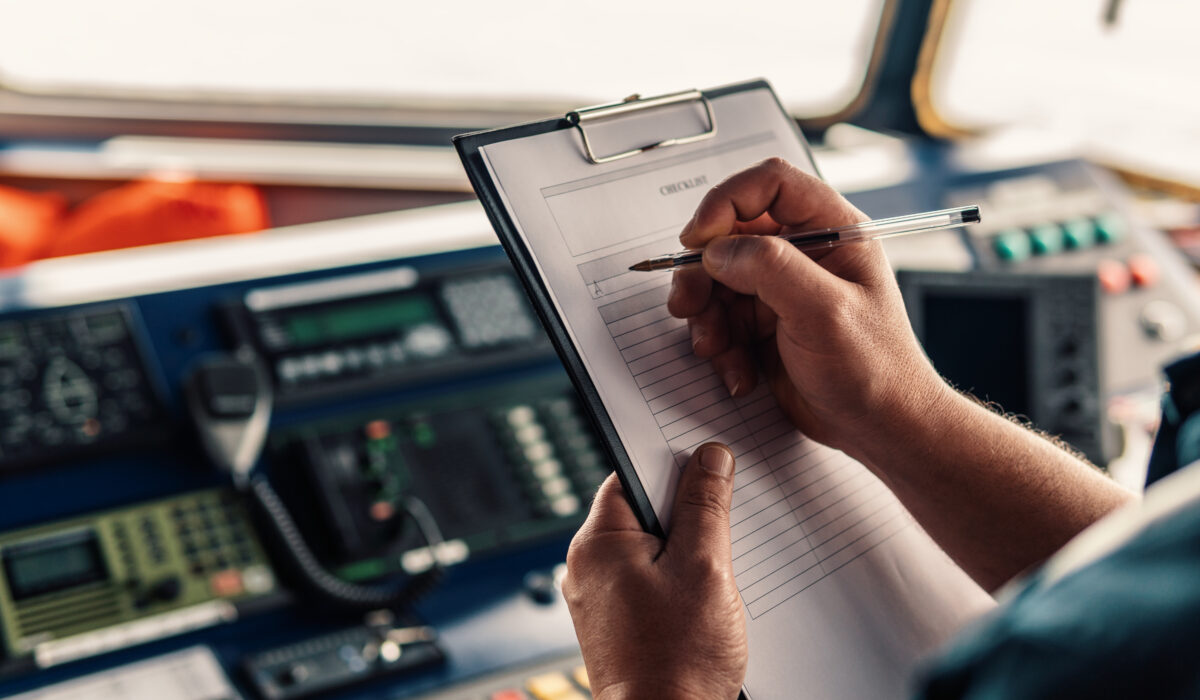 marine engine maintenance checklist Vancouver marine service technician performing pre-season inspection