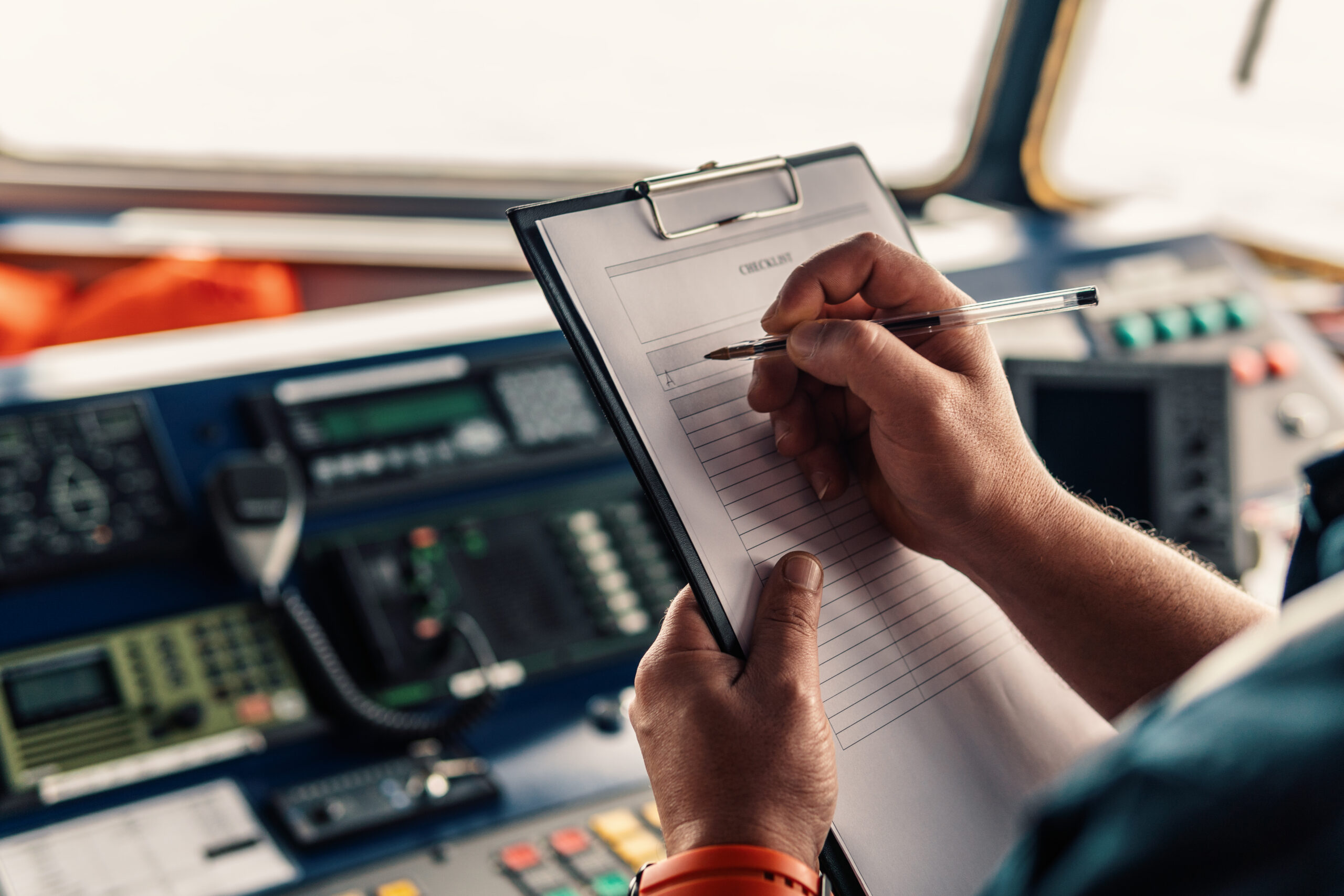 marine engine maintenance checklist Vancouver marine service technician performing pre-season inspection
